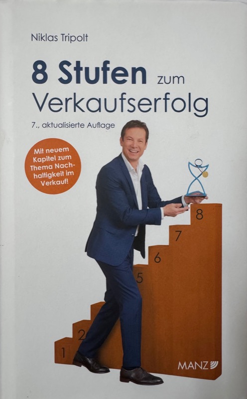 Buchcover von 8 Stufen zum Verkaufserfolg